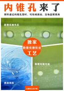 獨(dú)家工藝：斯曼克可為噴絲板小孔拋光內(nèi)錐效果！